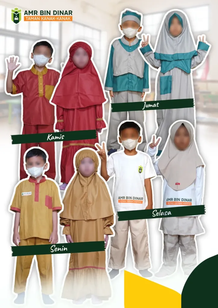 Seragam TK (Putih/Krem) (Baju Putih)